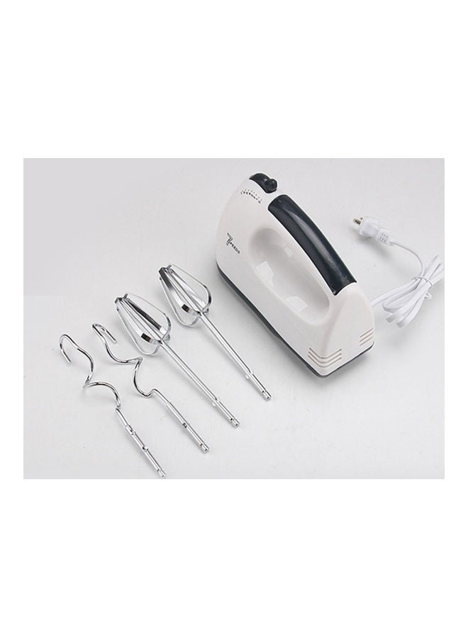 7 Speed Stainless Steel Whisk Automatic Electric Egg Beater With EU Plug MH1074 White - Image 5